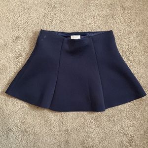 Forever 21 Los Angeles Ca. navy blue plain trumpet above the knee skirt, Large